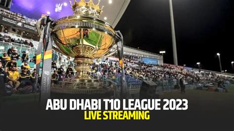 Abu Dhabi T10 League 2023, where to watch live: TV channels and live ...