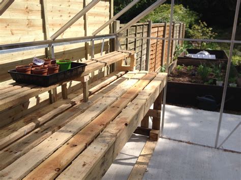 37+ Homemade Greenhouse Shelving Ideas