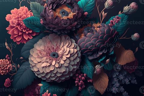 a beautiful floral background by ai generated 22752624 Stock Photo at Vecteezy