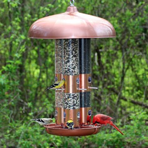 Perky-Pet Copper Triple Tube Bird Feeder