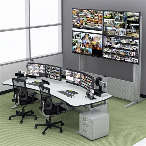 Security/CCTV Control Room Design, Furniture & Equipment - Mayteck