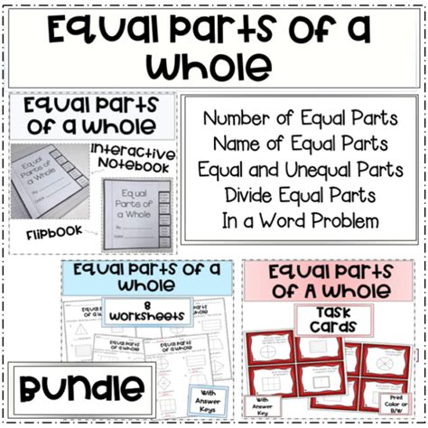 How to Make Math Fun With Equal Parts of a Whole – The A Plus Teacher