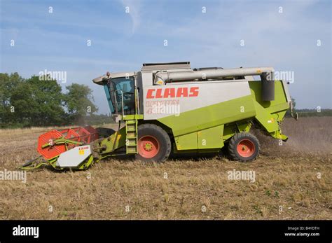 Claas combine harvester Stock Photo - Alamy