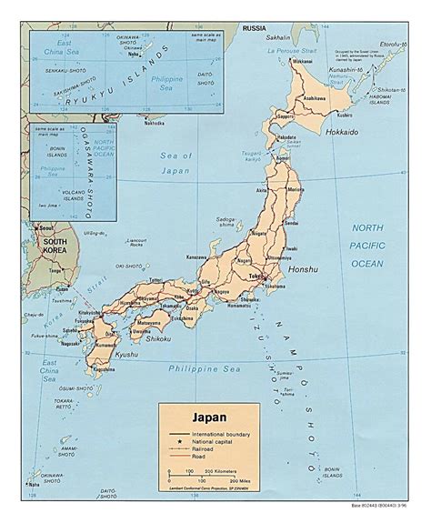 Printable Map Of Japan - Zip Code Map