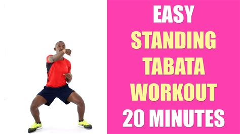 Easy Standing Tabata Workout | 20 Minute Beginner Tabata Workout - YouTube