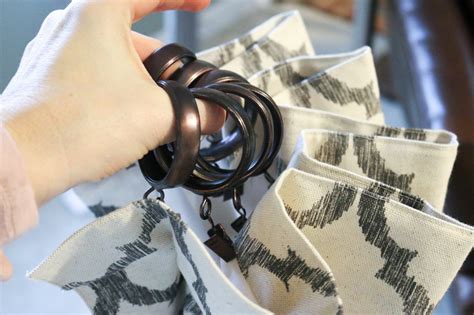 The (EASY) way to make pleated curtain panels using clip rings - MW Designs