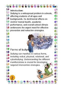 bullying prevention strategies for students by Tutora Me | TPT