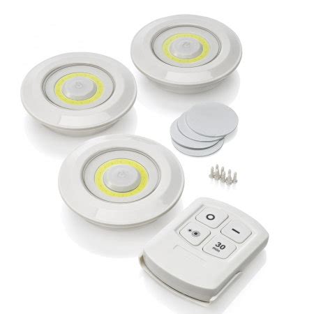 Lampes à LED sans fil AGL avec télécommande – Pack de 3