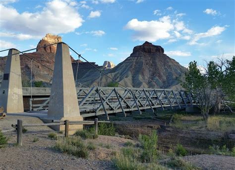 Visit The 160-Foot San Rafael Swinging Bridge At Utah's San Rafael Swell