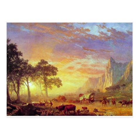 The Oregon Trail - Albert Bierstadt Postcard | Zazzle