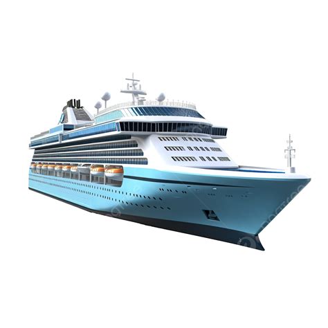 Cruise Ship 3d Render, Cruise, Ship, Boat PNG Transparent Image and Clipart for Free Download