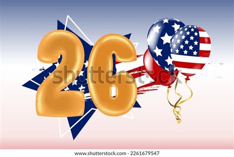 26 Birthday Happy Birthday Congratulations Poster Stock Vector (Royalty Free) 2261679547 ...