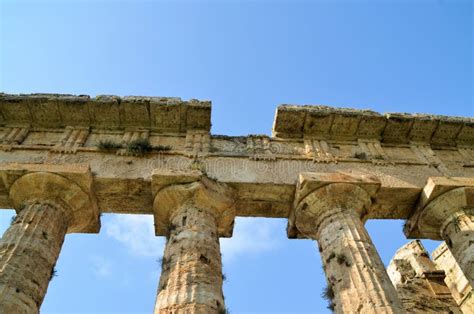 Ancient Greek columns stock photo. Image of greek, design - 43542380