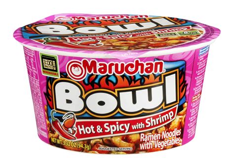 Maruchan Instant Bowl Hot and Spicy Shrimp Flavor - Shop Soups & Chili ...