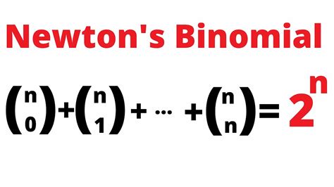 Newton's Binomial Theorem - YouTube