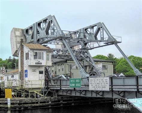 Mystic River Bascule Bridge by Elisabeth Lucas | Mystic river, Bascule ...