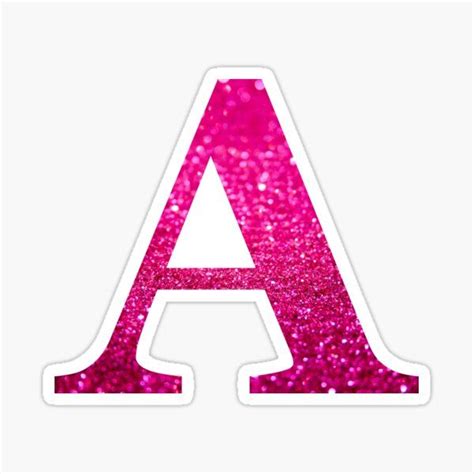 Letter A Gold Glitter Stickers for Sale | Glitter stickers, Monogram stickers, Lettering