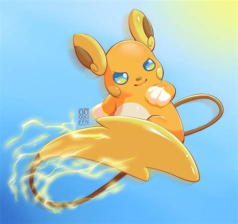 Alola Raichu fanart by GoddoArt.deviantart.com on @DeviantArt