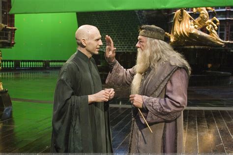 PsBattle: Voldemort and Dumbledore between filming : r/photoshopbattles