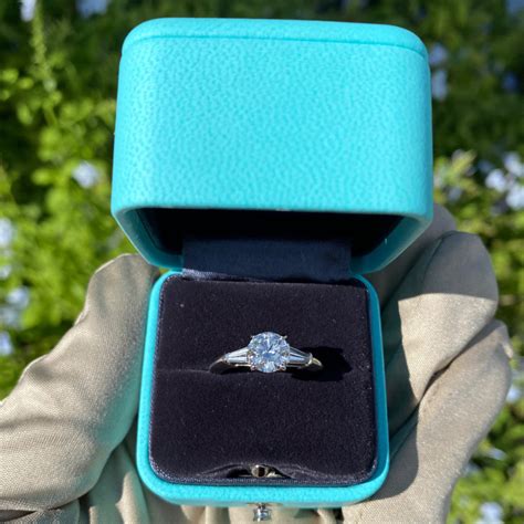 Tiffany Diamond Rings In Box