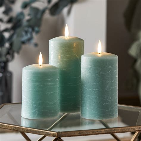 Eucalyptus Green Candles By Lights4fun