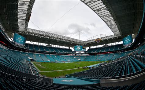 Download wallpapers Hard Rock Stadium, NFL, Miami Dolphins, sports ...