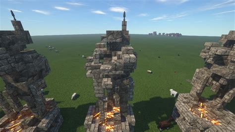 Knight Stone Statue Minecraft Map