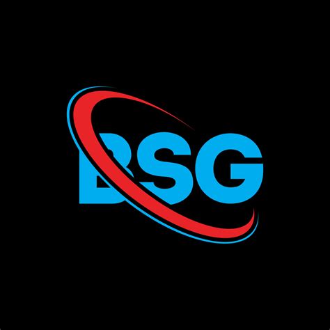 logotipo de bsg. carta bsg. diseño del logotipo de la letra bsg. logotipo de bsg iniciales ...