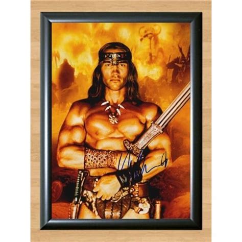 Arnold Schwarzenegger Conan the Barbarian Signed Autographed Photo ...