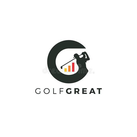 Golf Great Logo Unique and Simple Design. Golf Icon Stock Illustration - Illustration of players ...