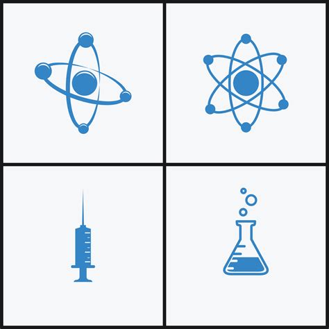 set bundle science logo design 3310202 Vector Art at Vecteezy