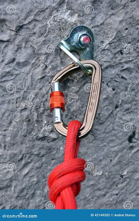 Rock climbing gear stock photo. Image of adventure, hanging - 42149202