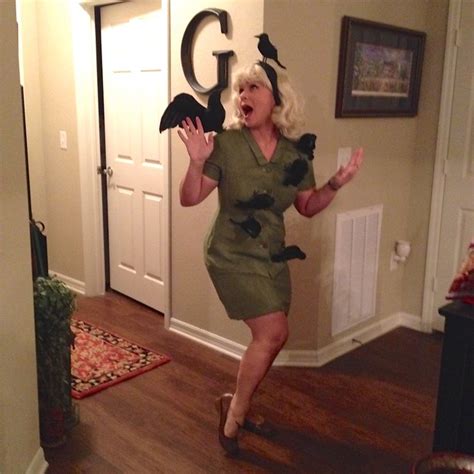 Easy DIY Costume: Tippi Hedren from The Birds - Sew Woodsy