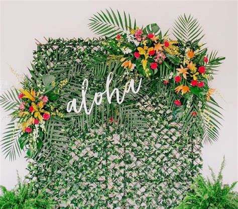 Tropical photo backdrop | Backdrops for parties, Party photo backdrop ...