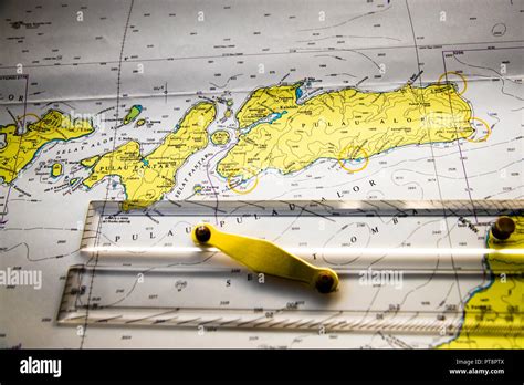 Nautical chart charts hi-res stock photography and images - Alamy