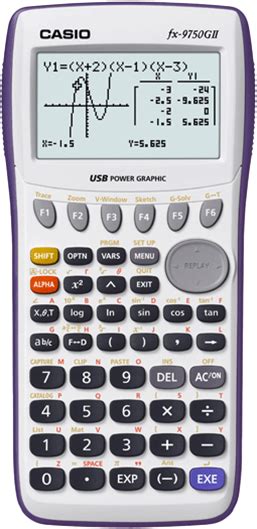 Graphing - fx-9750GII | Casio Education