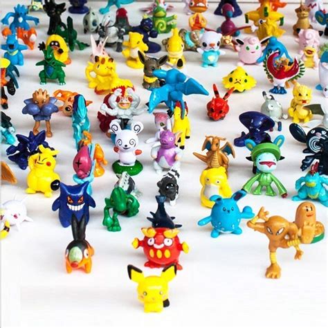 Buy 144 Pokemon Figures Mini Pocket Monsters 2-3cm With Drawstring Bag ...