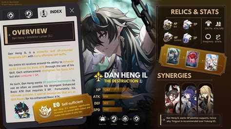 How can i utilize Yukong e6 in Dan Heng IL team? : r/DanhengMains