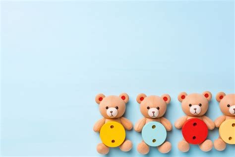 Toy plush blue bear. AI | Free Photo - rawpixel