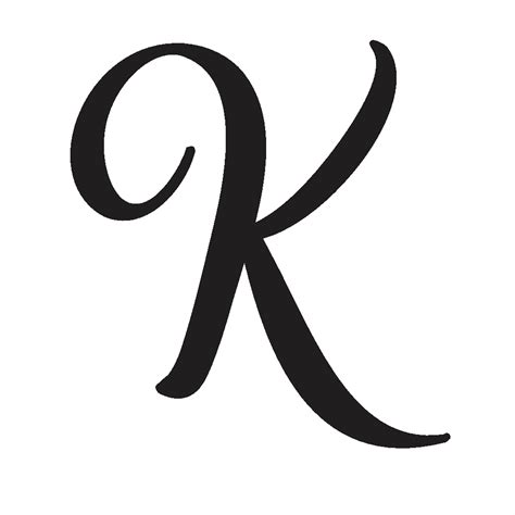 Cursive Capital k – Psfont tk