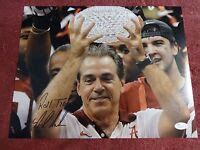 NICK SABAN Signed Autographed 8x10 Photo JSA ALABAMA CRIMSON TIDE | eBay