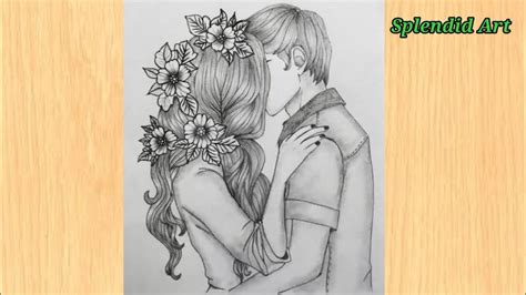 pencil Art Drawings Love Kiss - Sharee Manthe