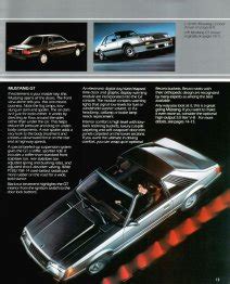 1982 ford mustang brochure