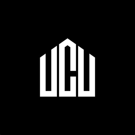 UCU letter design.UCU letter logo design on BLACK background. UCU ...