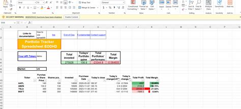 Create a Winning Stock Portfolio with Our Free Excel Template! | EODHD APIs Academy