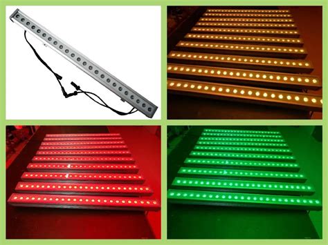 8pcs/lot, Waterproof LED Wall Wash light 24x3W Tri RGB 3in1 or 24x10w ...