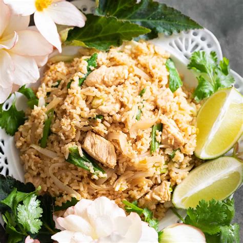 Easy Thai Chicken Fried Rice (Khao Pad Gai) | Coriander & Lace