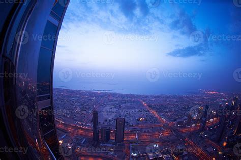 Dubai night skyline 11305256 Stock Photo at Vecteezy