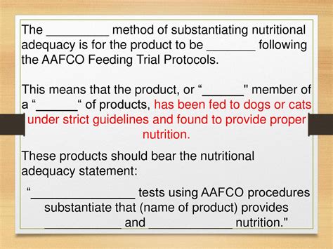 Interpreting Pet Food Labels - ppt download