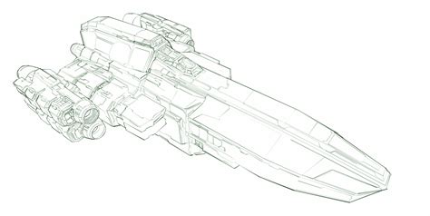 Spaceship Concept Sketch (What fighters should actually look like) by ShipWishlist on Newgrounds